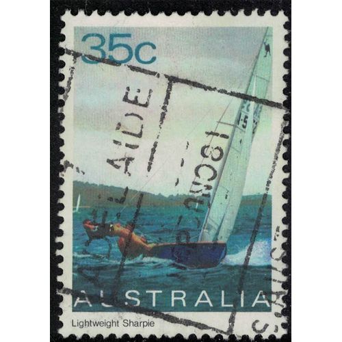 Australie 1981 Oblitéré Used Sports Aquatiques Voile Lightweight Australian Sharpie Dériveur Su