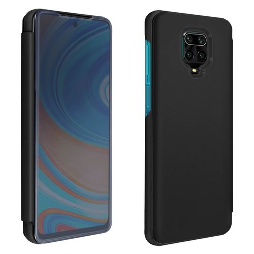 Housse Redmi Note 9s/Note 9 Pro/9 Pro Max Clapet Translucide Support