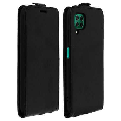 Étui Huawei P40 Lite Housse Clapet Vertical Protection Porte-Carte Noir
