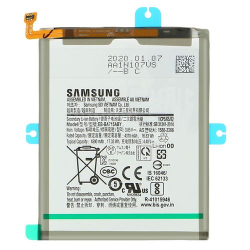 Batterie Interne Samsung Galaxy A71 4500mah Original Eb-Ba715aby Noir