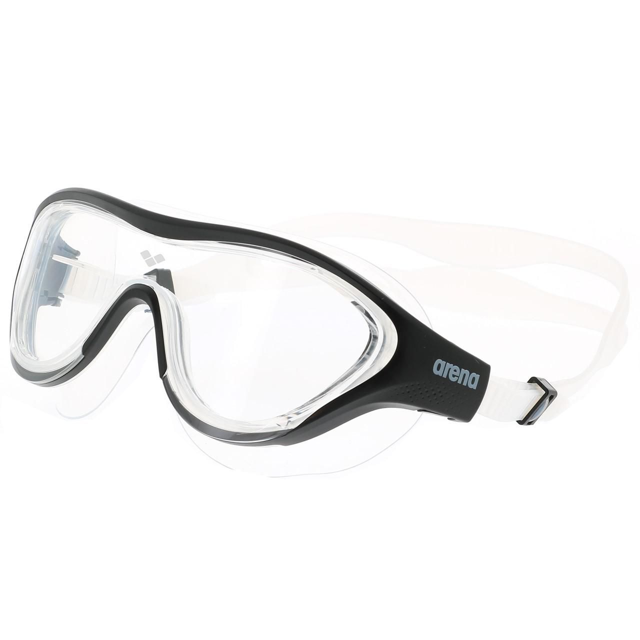 Lunette natation piscine Arena The one mask clear black Noir