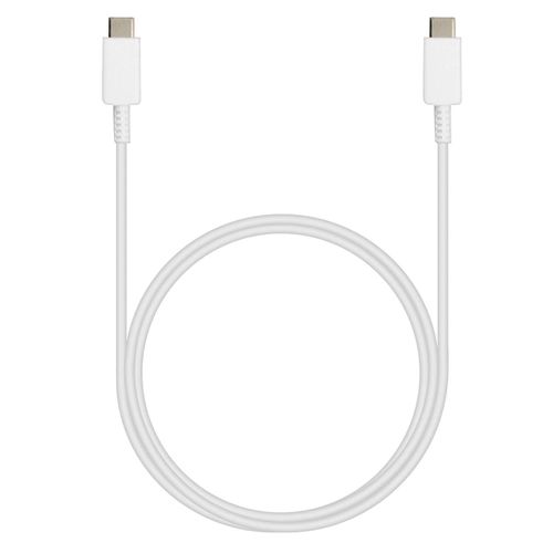 Câble USB type C vers USB type C 100W Charge Synchro 1m Original Samsung Blanc