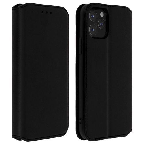 Housse Iphone 11 Pro Max Étui Folio Portefeuille Fonction Support Noir