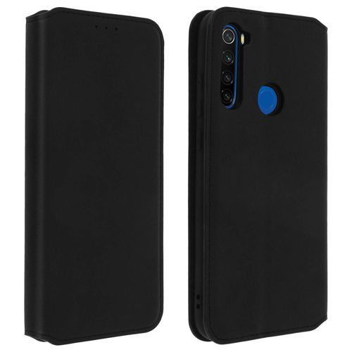 Housse Xiaomi Redmi Note 8t Étui Portefeuille Fonction Support - Noir