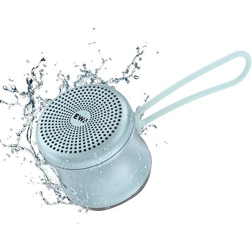 A119 Mini Enceinte Bluetooth avec Dragonne, avec Radiateur de Basses, Étanche IPX7, Petit mais Puissant, Mini Haut-Parleur Portable sans Fil en Métal pour la Maison, l'Extérieur (Bleu)