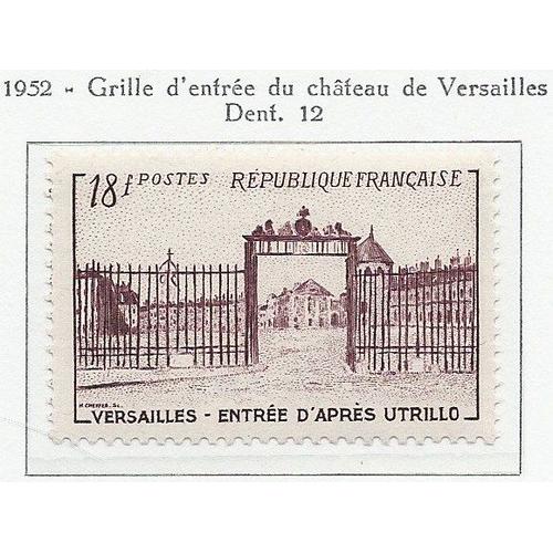 Yvert France N° 939. Grille D'entrée Du Château De Versailles. Neuf Sc** (Mnh)