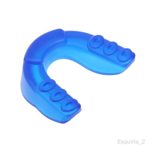 Protège-Dents De Convertible Souple 6xpoe Pour Protection Sportive - Bleu