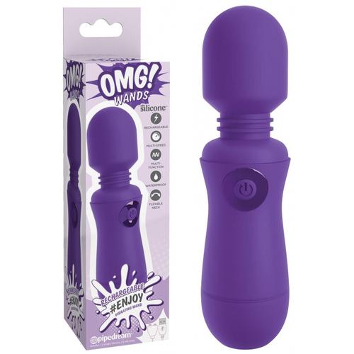 Vibromasseur Rechargeable Omg Wands Violet Pipedream Usa
