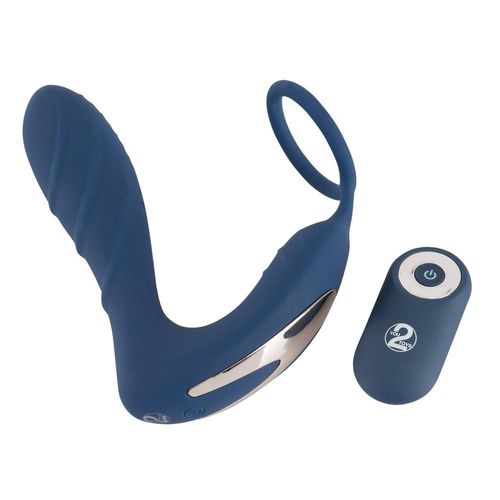 Plug Anal Rechargeable Telecommande Bleu + Anneau You 2 Toys - Bad Kitty