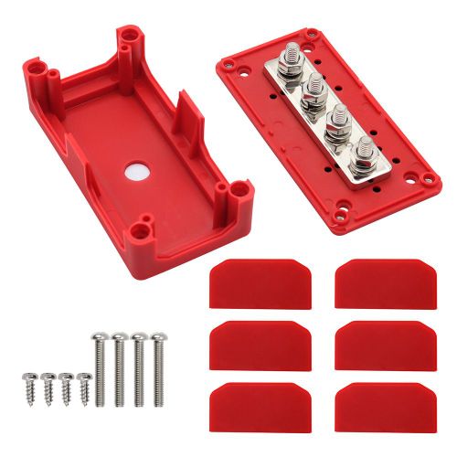 Bloc de Distribution d'énergie, 4 bornes, DC 48V 300A, Bus-Bar, boîte modulaire