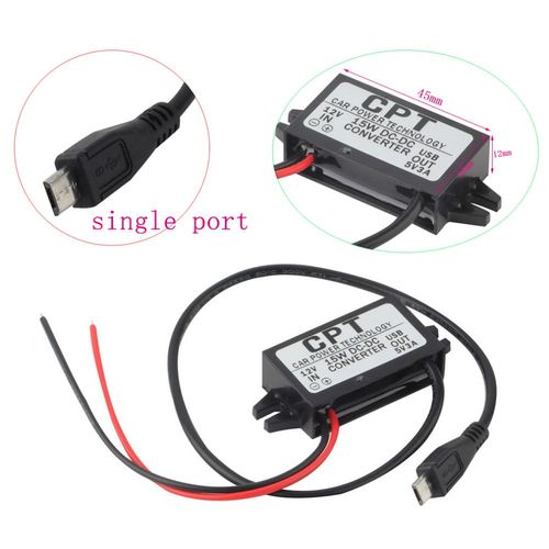 Chargeur De Voiture 12v À 5v 3a, Module Convertisseur Cc 15w Avec Câble Micro Usb, Haute Qualité, Livraison Directe