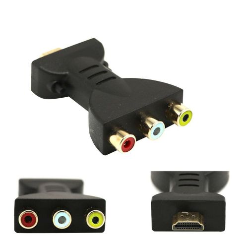 Adaptateur Flexible Portable HDMI vers 3 RCA, convertisseur de composants Audio et vidéo, pour HDTV, DVD, projecteur