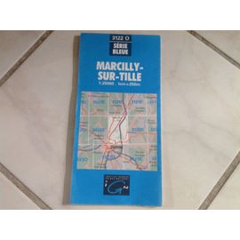 Carte Ign Serie Bleu 1/25000 Marcilly Sur Tille