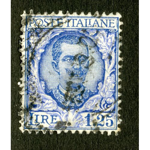 Timbre Oblitéré Poste Italiane Lire 1.25