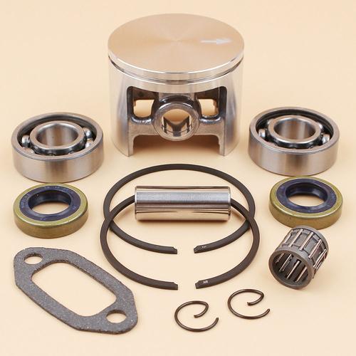 Grand Alésage 52mm Segments De Piston Kit De Joint D'huile De Roulement De Manivelle Pour Husqvarna 268 272 272xp Remplacement De Moteur De Tronçonneuse