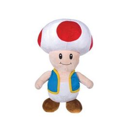Peluche Toad 27 Cm - Champignon - Peluche Licence Super Mario - Enfant