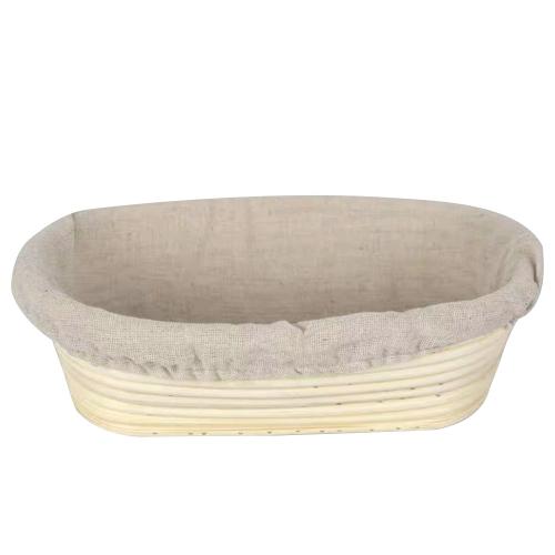 Panier De Fermentation Du Pain En Rotin, Rond, Triangulaire, Ovale, Avec Couvercle, Pour Pâte À Levain, Coupe Pain De Campagne