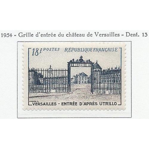 Yvert France N° 988. Grille D'entrée Du Château De Versailles. Neuf Sc** (Mnh)