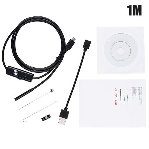 Caméra endoscopique industrielle HD USB 5.5mm, étanche, pour Inspection, boroscope, pour PC Android LBE