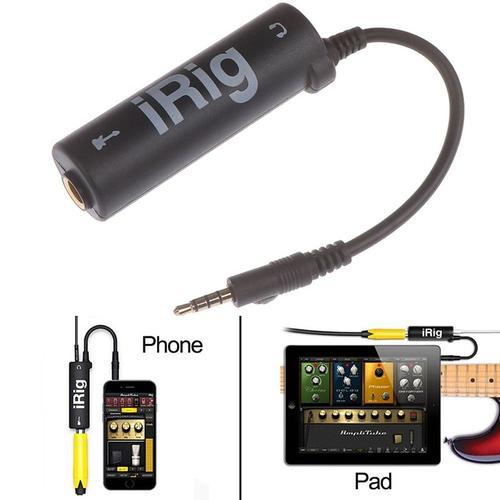 Convertisseur D'interface De Guitare, Pour Téléphone, Tuner Audio, Ligne Irig