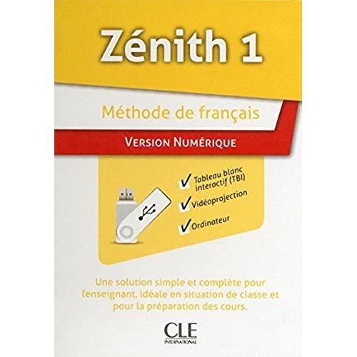 Zénith 1 Méthode De Français Version Numérique - (1clé Usb)