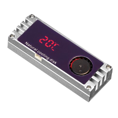 Dissipateur thermique à écran numérique OLED M.2 2280 SSD, en alliage d'aluminium, pour disque dur, accessoires d'ordinateur