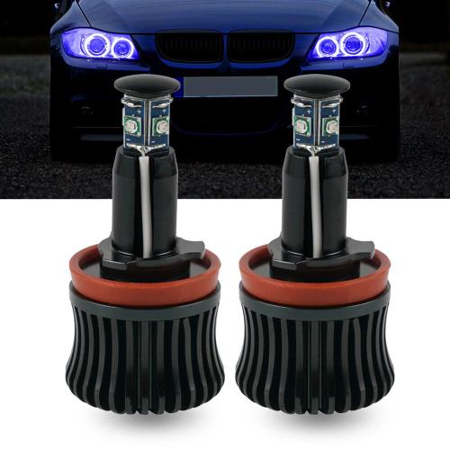 Anneau Lumineux Led Halo, 2 Pièces, Pour Bmw Série 3 E90 E91 E92 E93, Ampoules Bleues E60/E61 Lci, Véhicules Au Xénon Hea