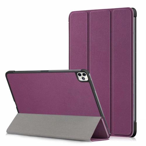 Etui Nouvel Apple Ipad Pro 11 2020 Wifi - 4g/Lte Smartcover Pliable Violet Avec Stand - Housse Coque De Protection New Ipad Pro 11 Pouces 2020 - Accessoires Tablette Pochette Xeptio : Exceptional Smart Case !