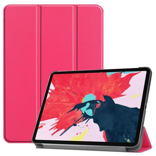 Etui Nouvel Apple Ipad Pro 11 2020 Wifi - 4g/Lte Smartcover Pliable Rose Avec Stand - Housse Coque De Protection New Ipad Pro 11 Pouces 2020 - Accessoires Tablette Pochette Xeptio : Exceptional Smart Case !