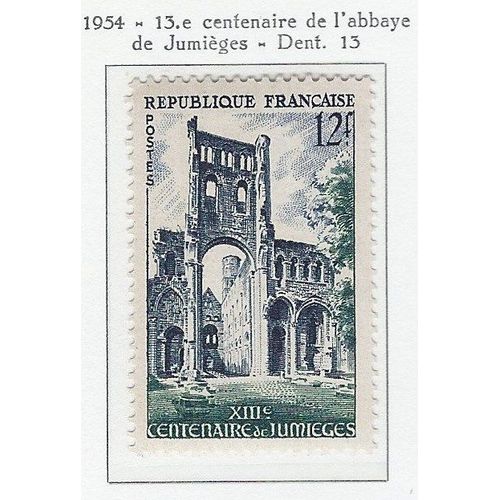 Yvert France N° 985. 13e Centenaire De L'abbaye De Jumièges. Neuf Sc** (Mnh)