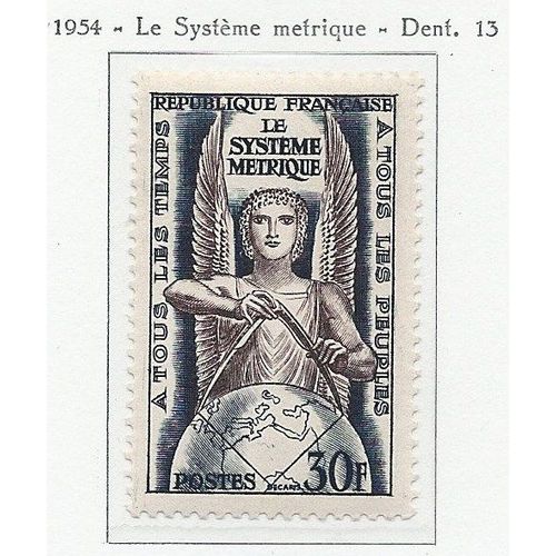 Yvert France N°998. 10e Conférence Internationale Des Poids Et Mesures. Le Système Métrique. Neuf Sc** (Mnh)
