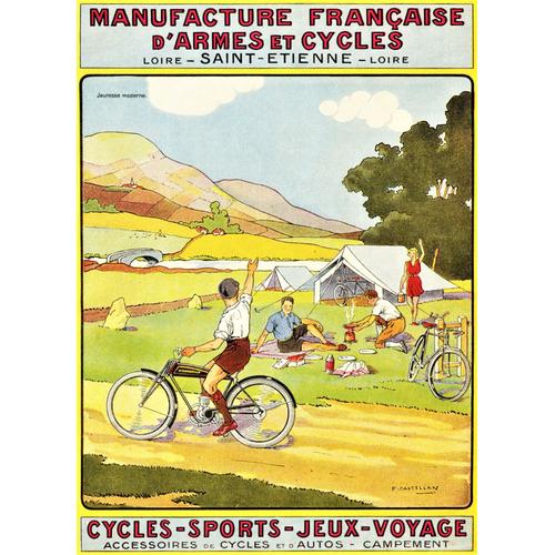 Affiche Manufacture Française D'armes Et Cycles