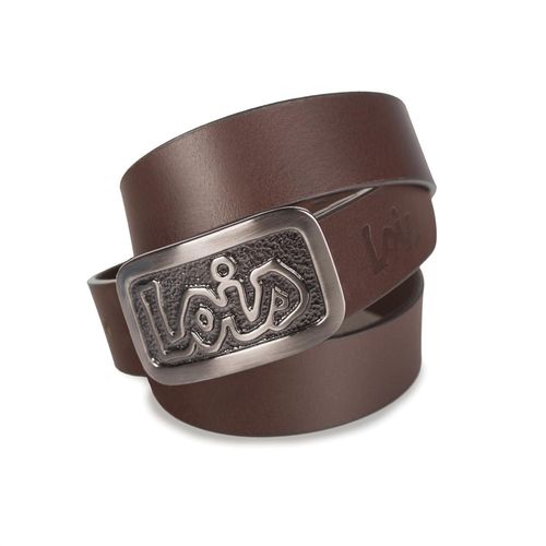 Ceinture En Cuir Pour Homme. Cuir Véritable. Boucle Métallique Avec Le Logo Gravé De La Marque. Élégant. Résistant À Lusure. Largeur De 35 Mm 49806