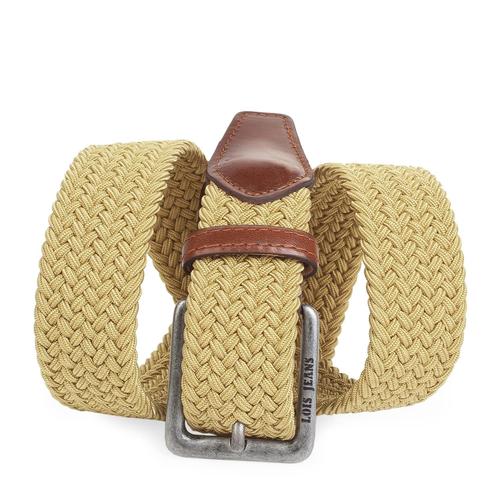 Ceinture Pour Homme Élastique En Textile Et Cuir Véritable. Boucle Métallique. Résistant Flexible Et Durable. Boîte Cadeau Originale Marque De Garantie Cowboys Largeur 35 Mm. 501001