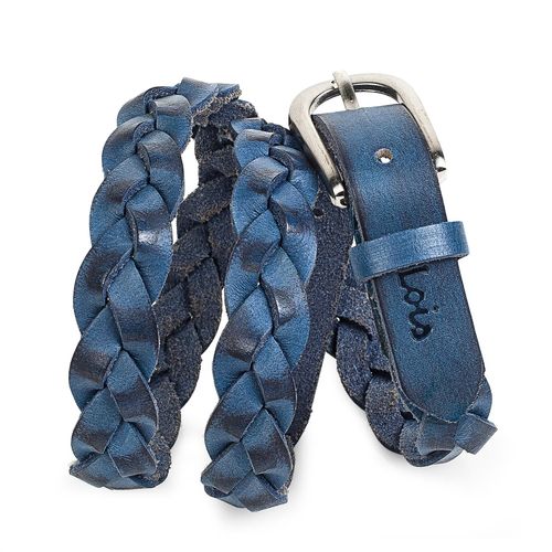 Ceinture Pour Femme En Cuir Véritable Tressé Avec Boucle Métallique. Résistant, Flexible Et Durable. Longueur Adaptable Idéal Pour Cadeau Largeur 20 Mm. 501007