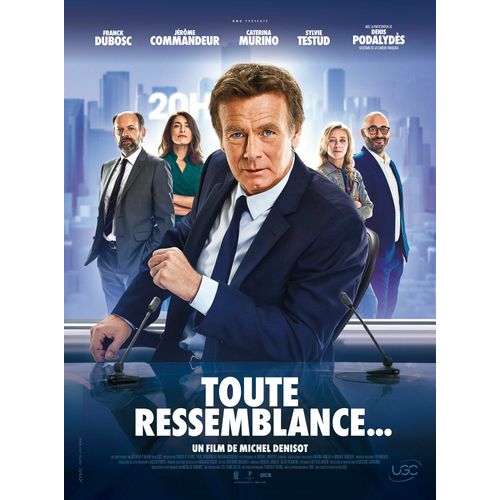 Toute Ressemblance - Véritable Affiche De Cinéma Pliée - Format 40x60 Cm - De Michel Denisot Avec Franck Dubosc, Jérôme Commandeur, Caterina Murino, Sylvie Testud - 2019