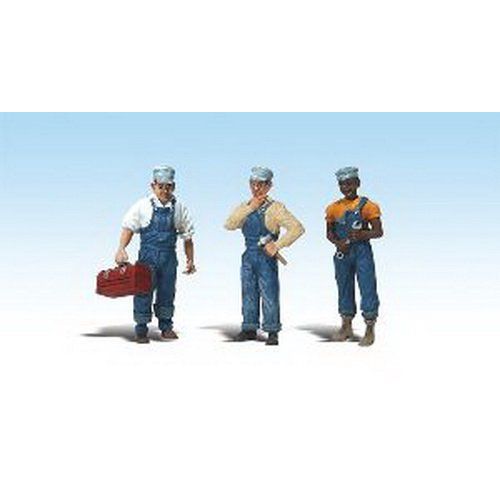 Three Train Mechanics G Scale Woodland Scenics