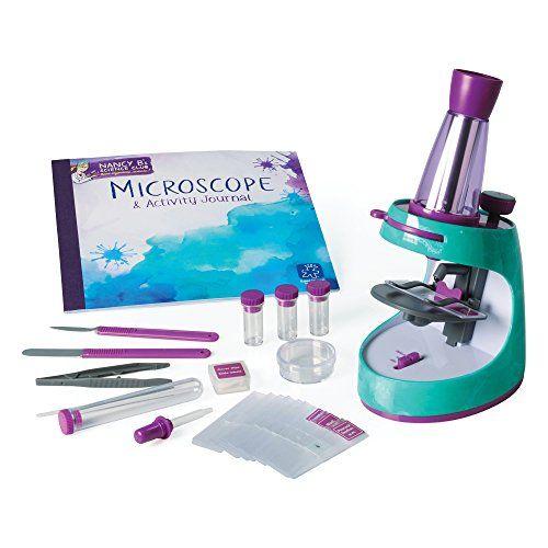 Educational Insights Nancy Bs Science Club Microscope And 22-Page Activity Journal 400x Magnification Science For Kids