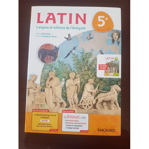 Manuel Latin 5e Magnard