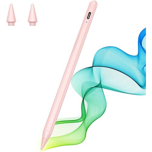 Penna stilo compatibile Con iPad Penna elettrica per Touch Screen Digitale per Test di induzione Della sensibilità per iPad Pro 2020/2018, iPad 8/7/6, iPad Air 4/3, iPad Mini 5/6 -Pink