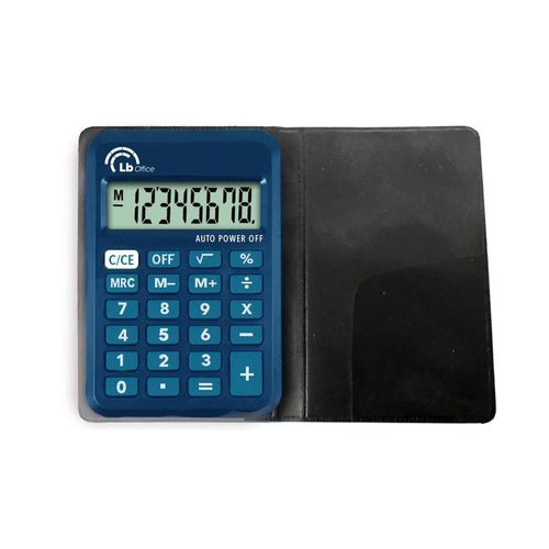 LB Office Calculatrice EASY à rabat coloris assortis