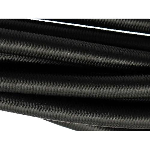 Tuka 30m X 6mm Corde Expander, Câble Élastique En Caoutchouc, Tendeur Planifier Corde Extensible Our Bâche, Attacher, Camping, Tente, D'autres Utilisations Générales, Noir, Tkb5089-Black-30m