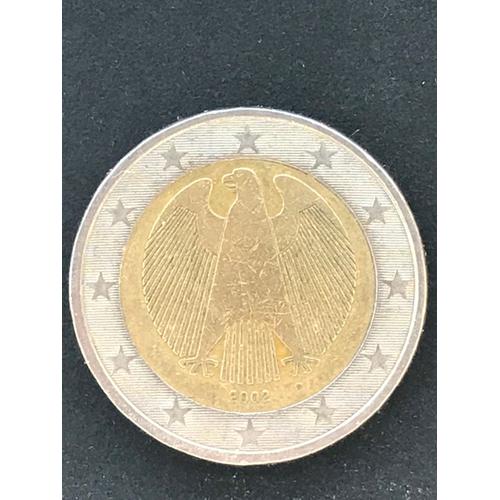 Rare pièce de 1 Euro Allemagne 2002 Aigle fédéral Objet de