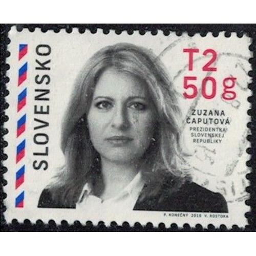 Slovaquie 2019 Oblitéré Used Présidente De La République Slovaque Zuzana Caputova Y&t Sk 769 Su