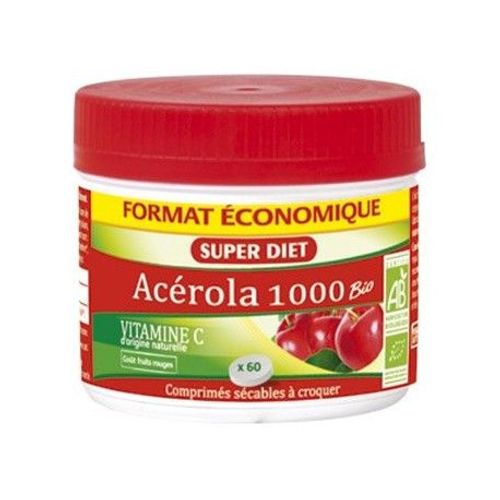 Acerola 1000 Bio 60 Comp. Super Diet 