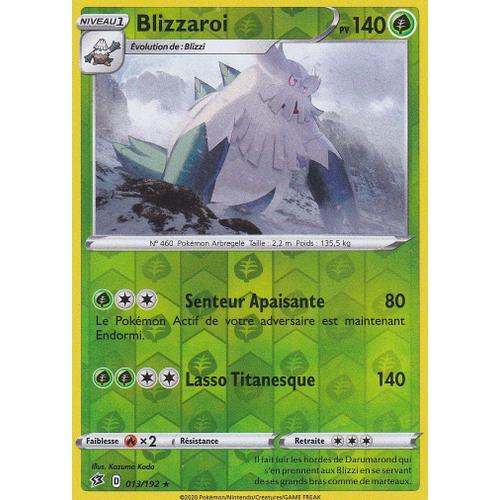 Carte Pokemon - Blizzaroi - 013/192 - Holo-Reverse - 140 Pv - Épée Et Bouclier 2 Clash Des Rebelles