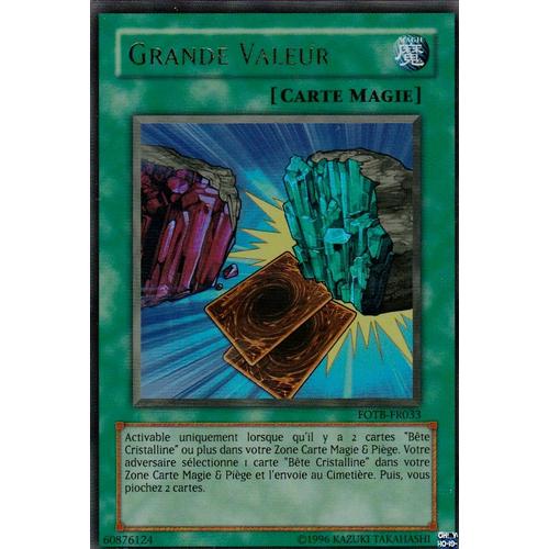 Yu Gi Oh - Grande Valeur Fotb-Fr033 En Ultra Rare