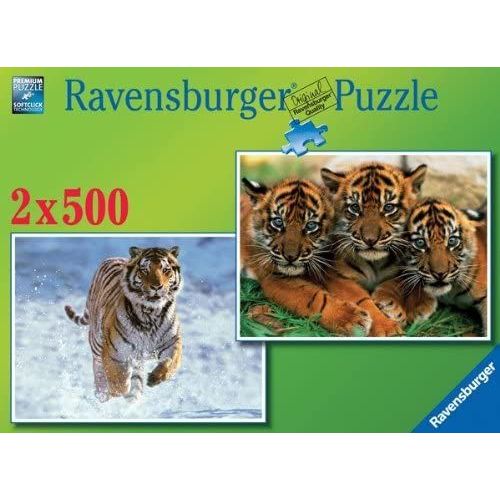 Puzzle Tigres 2 X 500 Ravensburger 14099