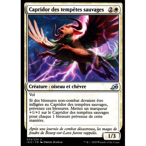 Capridor Des Tempêtes Sauvages - Mtg - Ikoria La Terre Des Béhémoths - U - 34/274