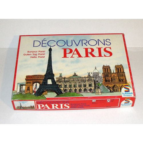 Decouvrons Paris Jeu De Societe Schmidt Bonjour Paris